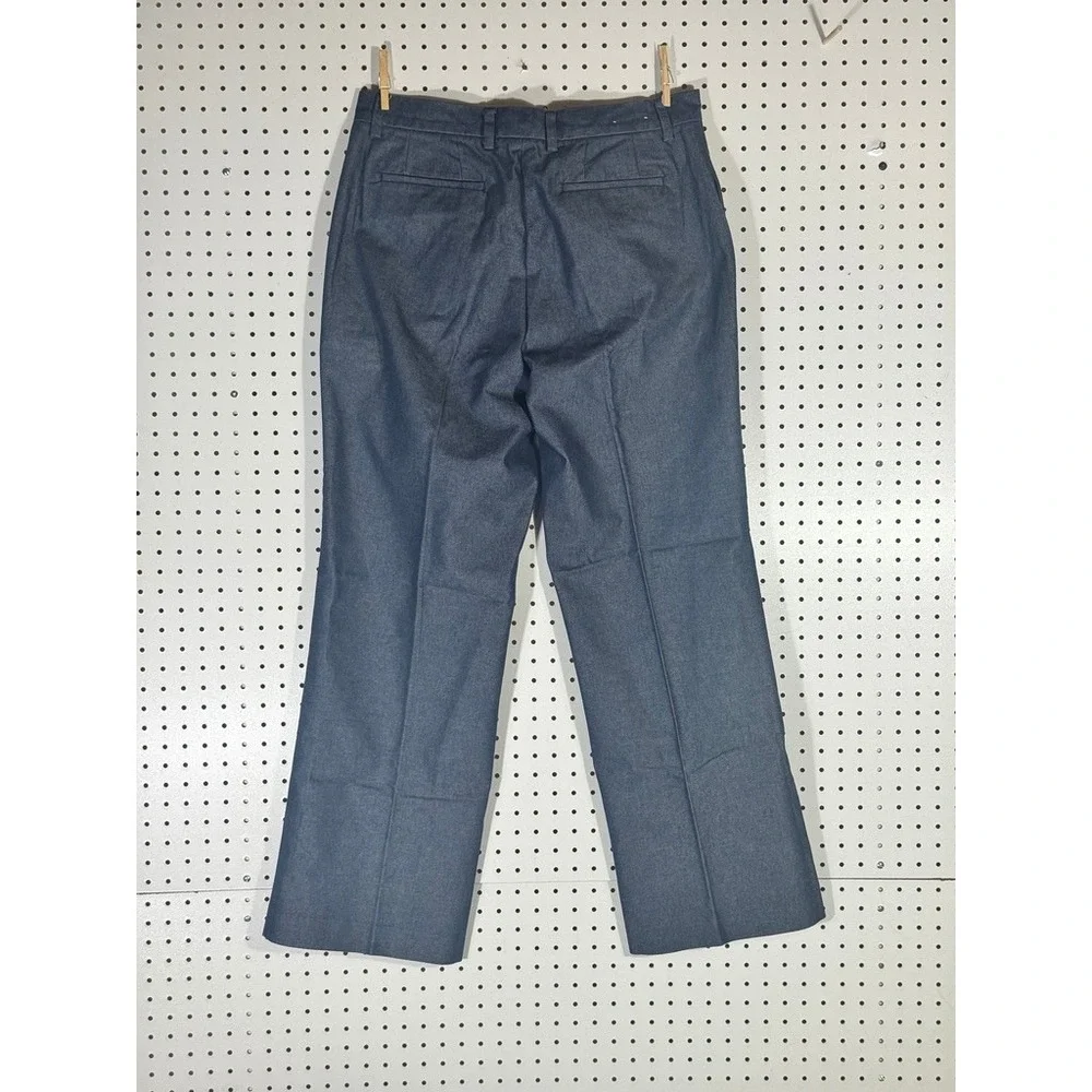 Banana Republic Mens 35R Blue Dress Pants Flat Front Straight Leg 711926-0 SP 01